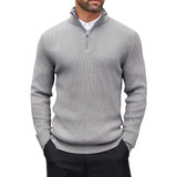 Men's Quarter-Zip Long Sleeve Sweater