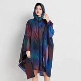 Women's Oversized Waterproof Rain Poncho – Windproof
