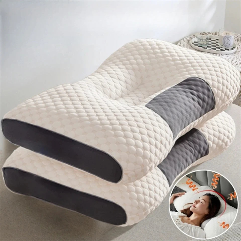 Spa Massage Pillow Washable Non-Collapse Cervical Support Pillow Core Home Pin Gift Pillow
