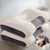 Spa Massage Pillow Washable Non-Collapse Cervical Support Pillow Core Home Pin Gift Pillow
