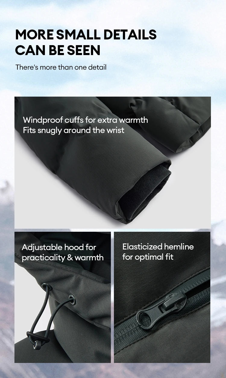Semir Men's Premium Hooded Down Jacket