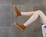 Premium Genuine Leather Winter Snow Boots
