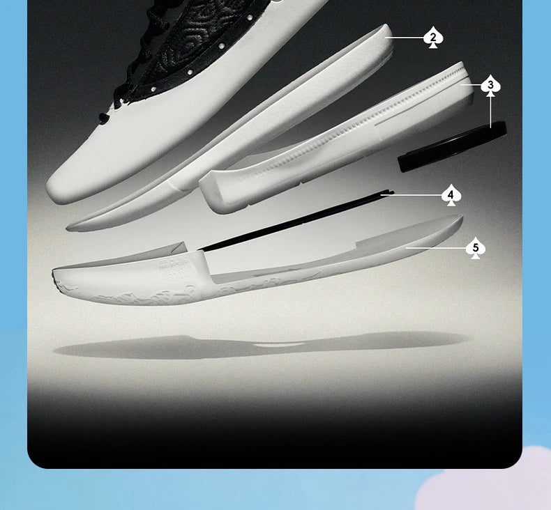 361 Degrees Joker 1 Men's Basketball Shoes High-top Breathable Shock-Absorbing Non-slip Wear-resistant Male Sneakers 672511104F