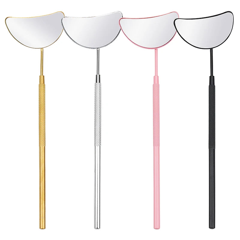 Moon-Shaped Eyelash Extension Mirror