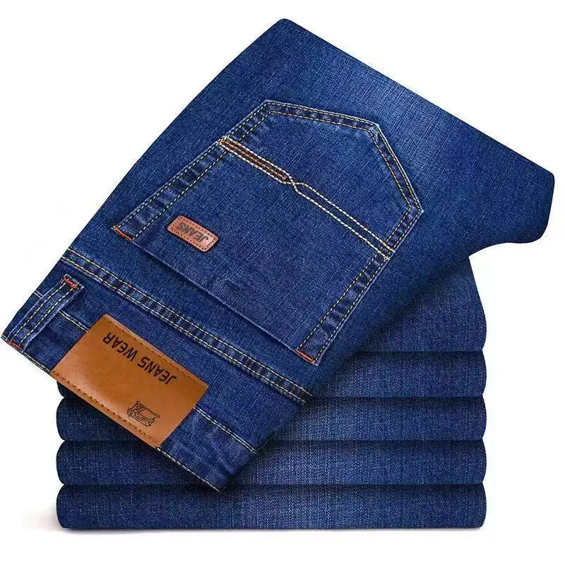 Men’s Classic Straight-Leg Stretch Jeans