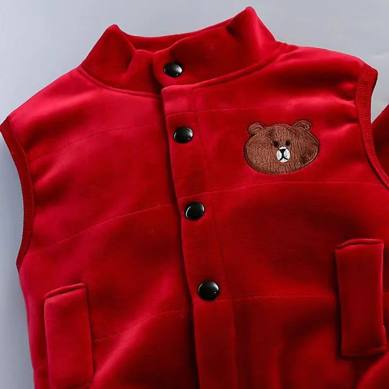 Children’s 3-Piece Padded Cartoon Outfit
