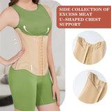 U-Shaped Steel-Boned Waist Trainer & Breast Lift Corset