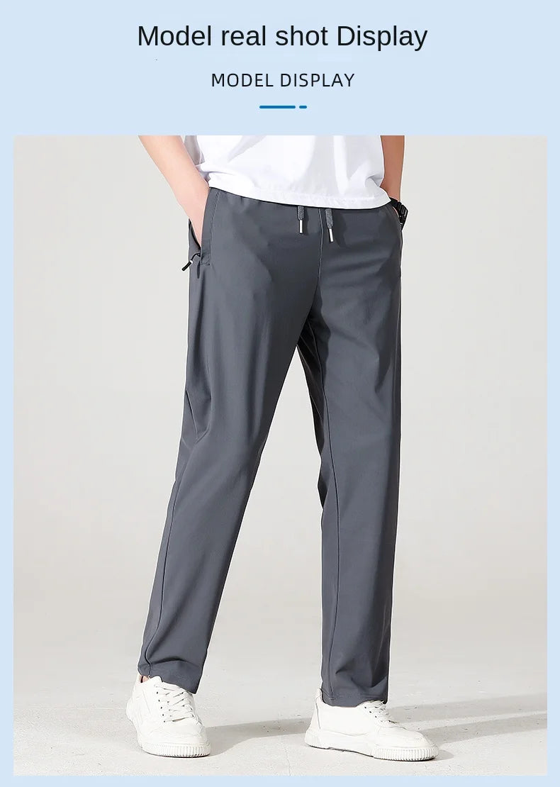 Men's Lightweight Stretch Summer Trousers