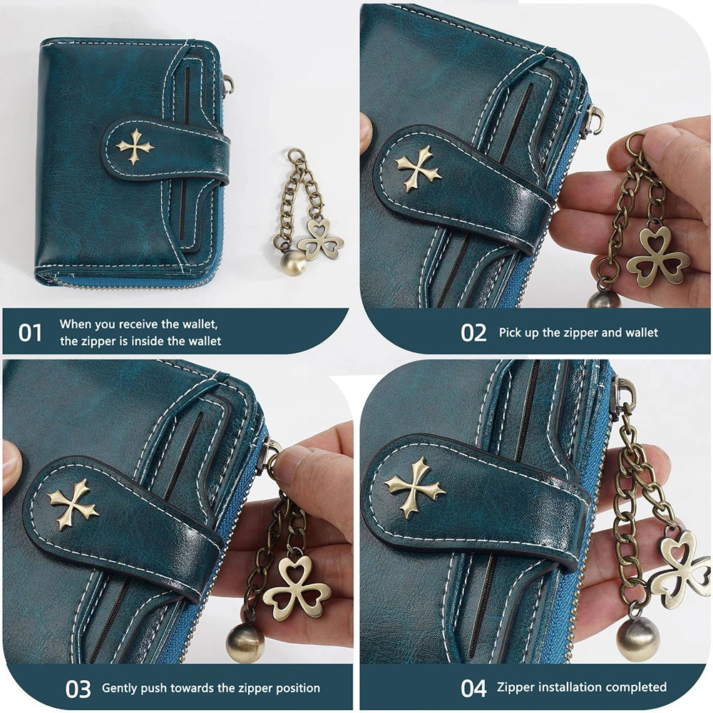 New Women Wallets Fashion Long PU Leather Top Quality Brand Card Holder Classic Female Purse Zipper Wallet For Women