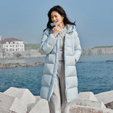 Women’s Longline Hooded Down Jacket