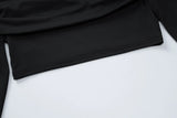 Women's Solid Beach Skirt Sets Sexy High Split Slim Bohemian Outfits Off The Shoulder Holiday Fashion 2 Piece Set 2025 Beachwear