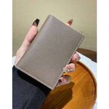 Genuine Leather Credit Card Holder for Women And Men with Free Embossing Personalized High-Quality Protective Bank Card Case