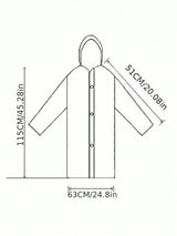 EVA Unisex Hooded Raincoat – Waterproof & Lightweight