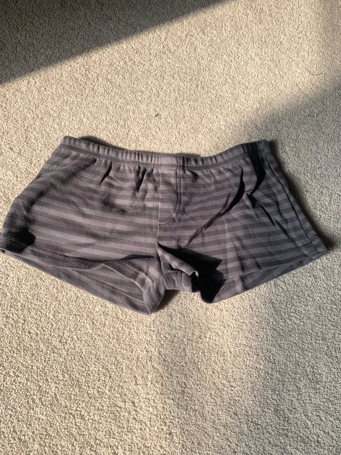 Pink Striped Long Sleeve T-shirt Shorts Set Woman Buttons Slim Tees+Elastic Straight Short Pant Cotton Home Pajama 2 Piece Sets