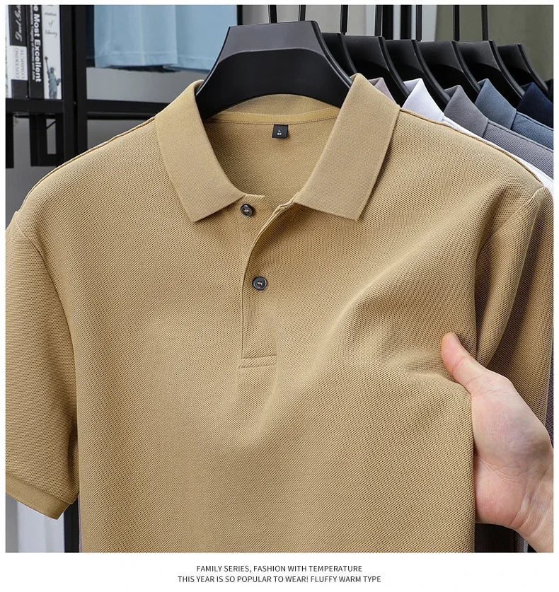 Men's Premium Cotton Polo Shirt – 19 Colors