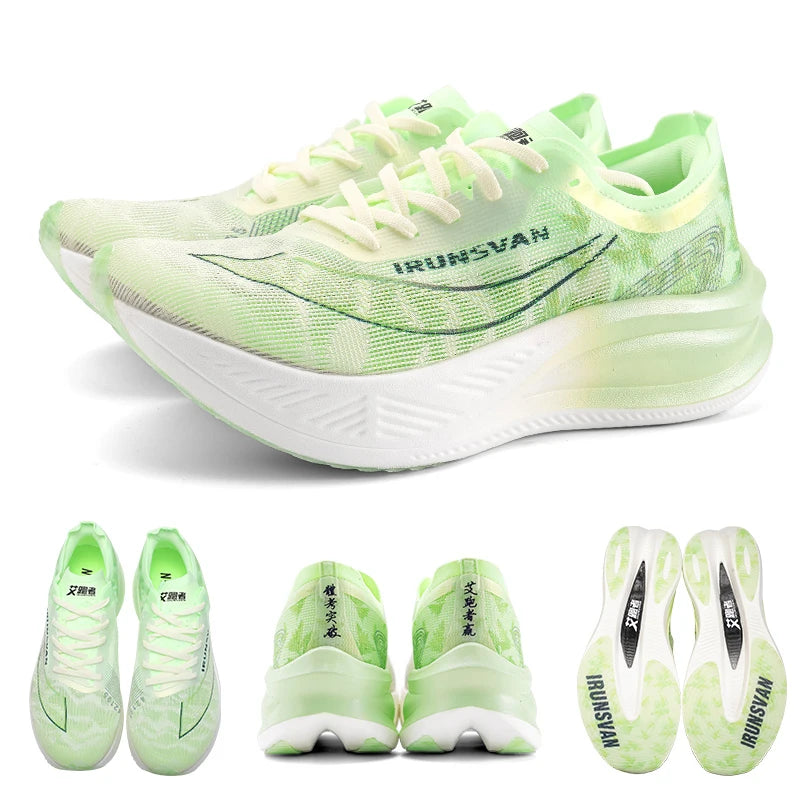 IRUNSVAN HEAT 1.0 Marathon Running Racing Shoes  Professional Shock-relief Ultra-light Rebound Sneakers High Quality Shoes