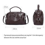 Women Natural Cow Genuine Leather Shoulder Bags Women Cowhide Bag Lady Soft Design Female Luxury Handbag for Ladies High Quality