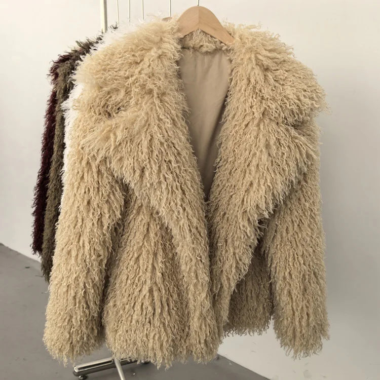 Plush Faux Fur Winter Coat