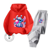 Disney Stitch Long Sleeve Hoodie & Pants Set