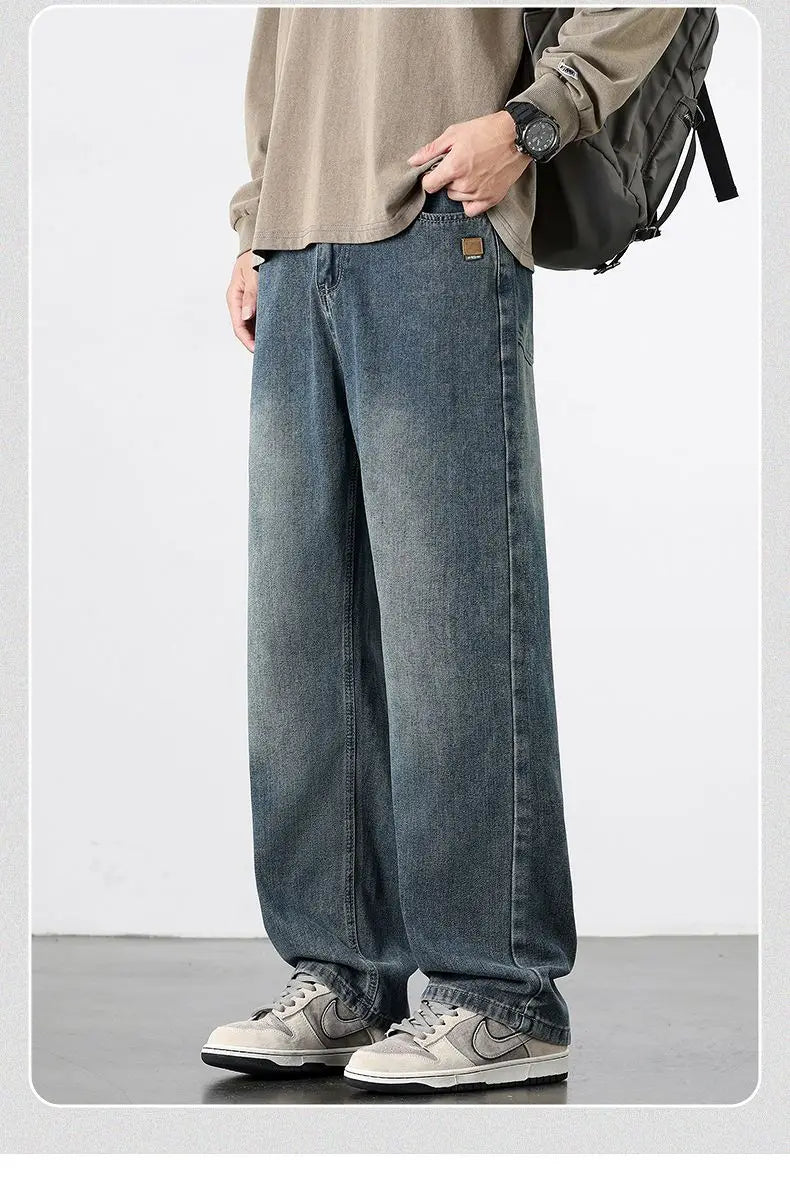 Men's Vintage Loose-Fit Baggy Jeans | Spring & Autumn