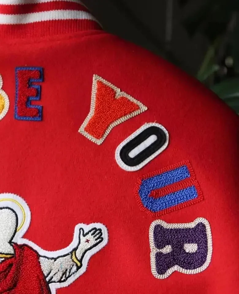Trendy Embroidered Baseball Jacket
