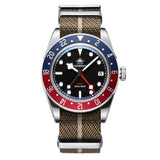 ADDIESDIVE Hot Sale GMT Movement Quartz Watch Stainless Steel Super Luminous 200M Diver Watches For Men AD2044 Relogio Masculino