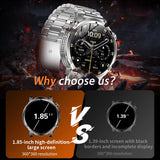 GUHUAVMI AK95 Pro Smartwatch – AMOLED, GPS & Flashlight