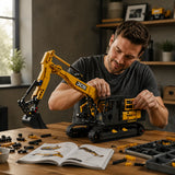 1022PCS City Construction Vehicle Excavator Models Building Blocks MOC Technical Engineering Cars Truck Bricks Toys