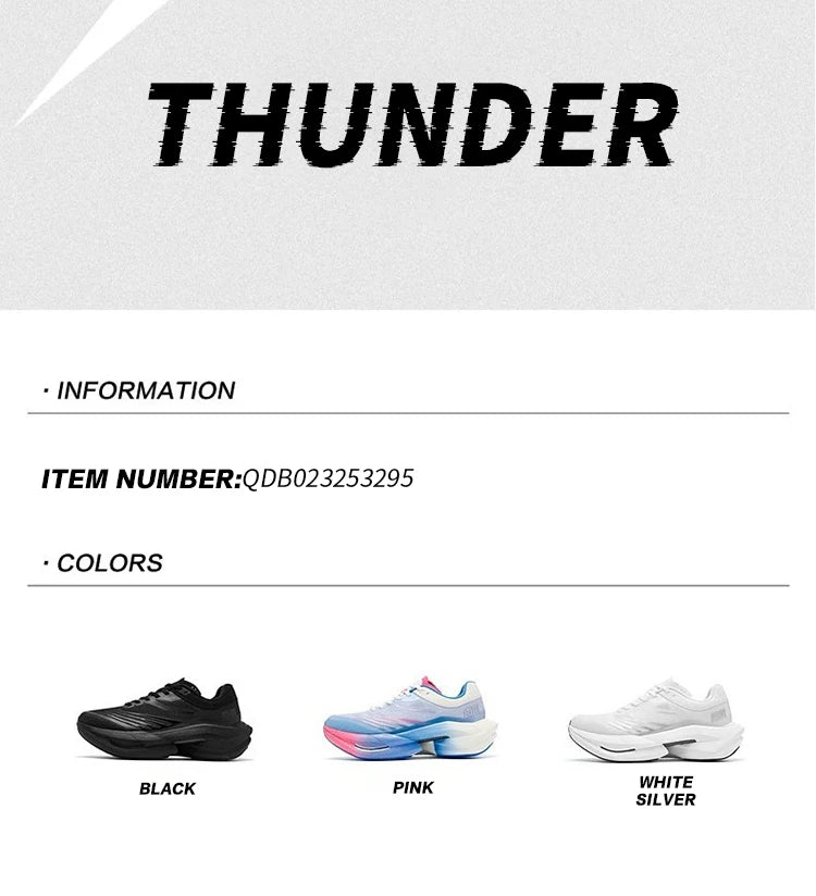 QIAODAN TG PLAID Running Shoes 2026 For Man Trainers Cushioning Carbon Board Sport Shoes Rebound Training Sneakers QDB023253295