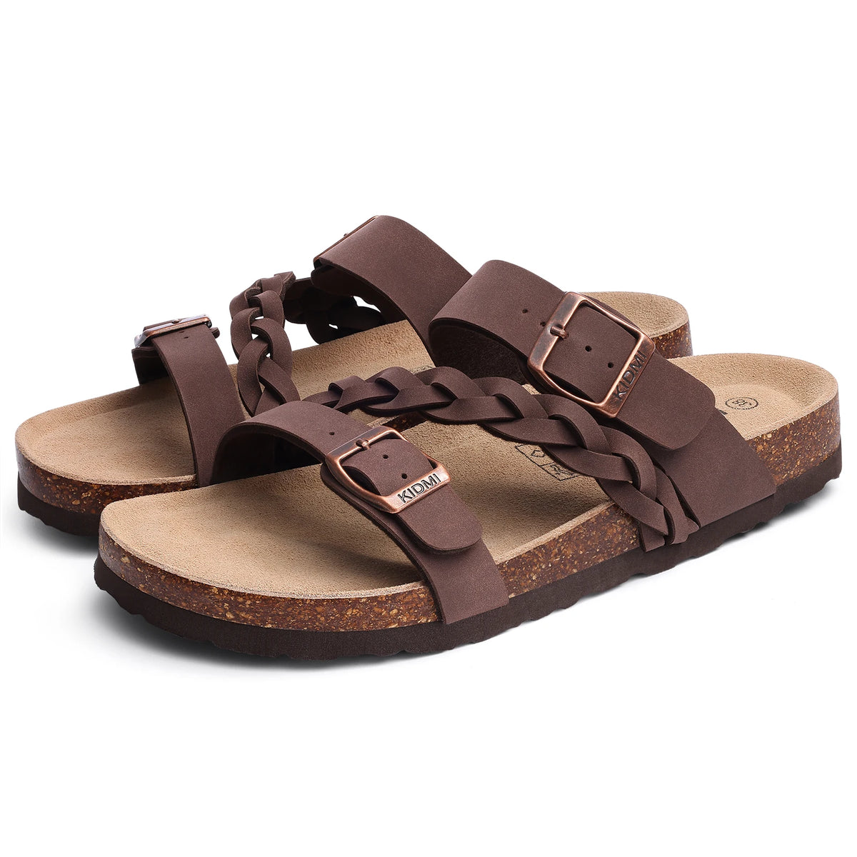 Women's Cork Footbed Sandals with Arch Support