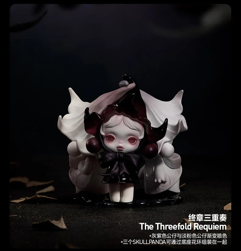 POPMART SKULLPANDA Petals In Four Acts Series Blind Box Guess Bag Desktop Decoration Blind Bag Toys Anime Figure Cute Model