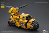 1/18 JOYTOY Action Figure Fists Raider-Pattern Combat Bike Anime Collection Model Toy
