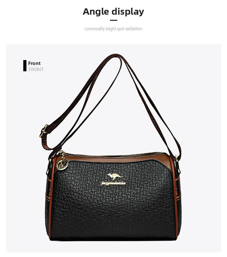 Women's Soft Leather Pillow Bag, Stylish Versatile Large Capacity Handbag Shoulder Crossbody Bag for Women Daily, Work, Outings