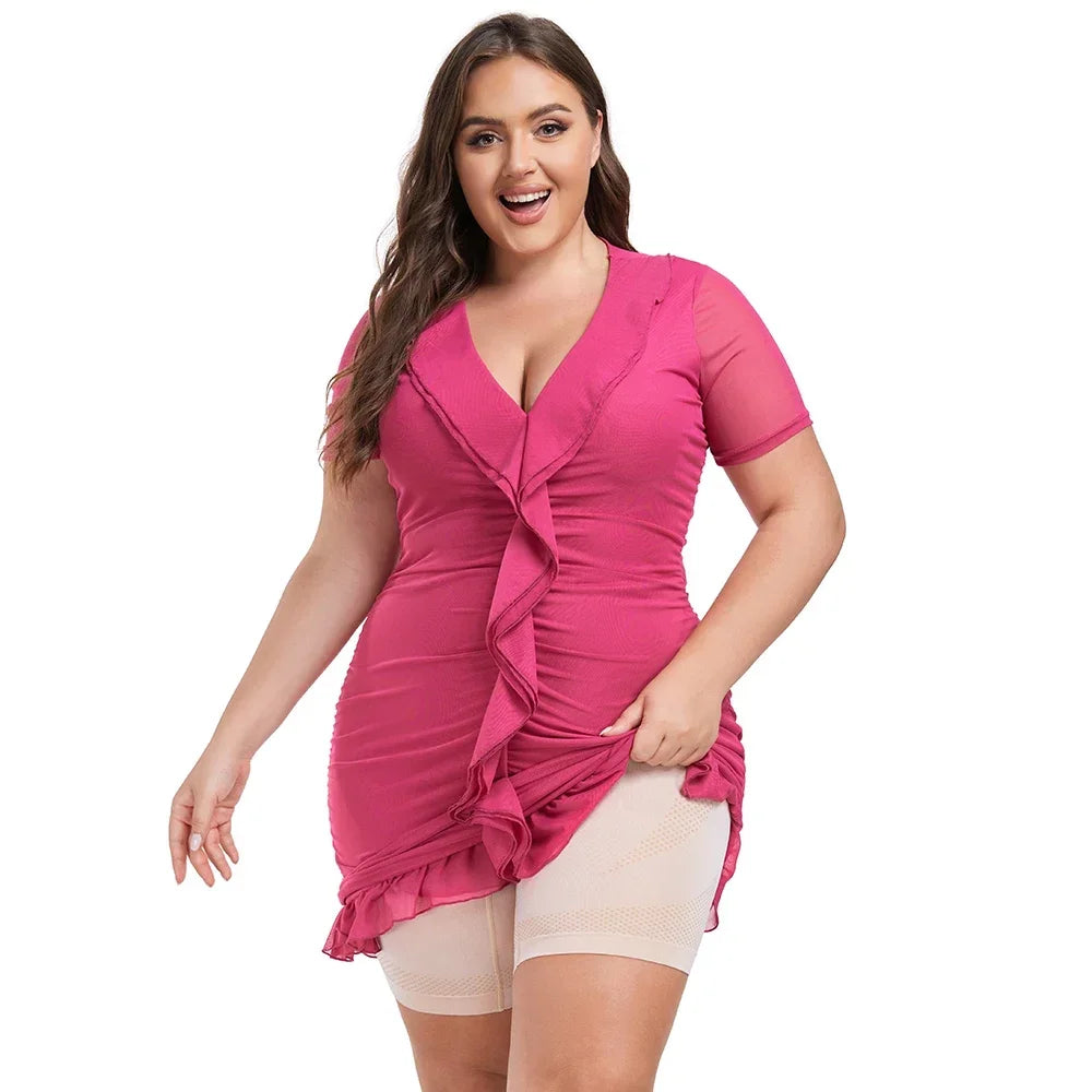 High-Waist Tummy Control Shaping Shorts