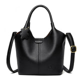 Brand High Quality Soft Leather Large Capacity Top-handle Bags Female Handbags Women Shoulder Crossbody Totes Messanger Bag Sac