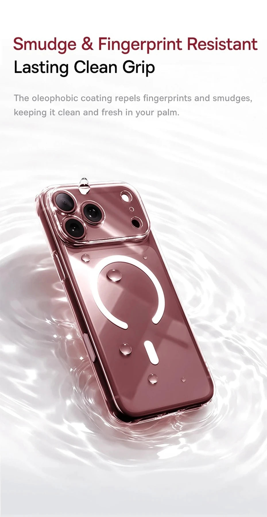 Baseus Clear Magnetic Case for iPhone 17 & 18 Pro Max