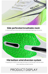 2025 New Full Palm Nylon Carbon Plate Running Shoes Double Layer Double Density Marathon Training Shoes Irunsvan&ACTBASE 25126