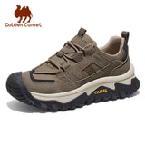 GOLDEN CAMEL Outdoor Hiking Shoes Men and Women Non-slip Breathable Sneakers Thick-soled Climbing Shoes for Men Shock Absorption