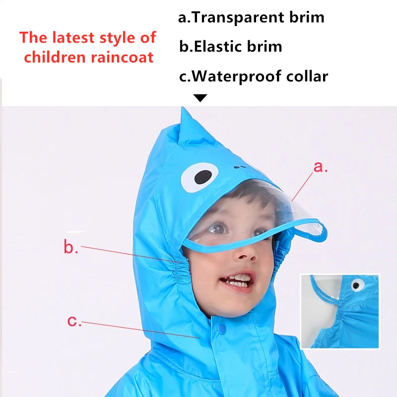 Kids Waterproof Hooded Rainsuit – Boys & Girls