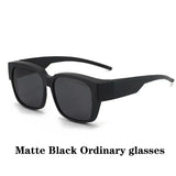 New Fashion Polarized Sunglasses Cover Over Myopia Prescription Glasses Portable Men Women Vintage Fishing Driving Eyewear