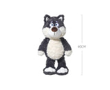 40cm Gray Wolf Plush Toy – Ultra-Soft Stuffed Animal
