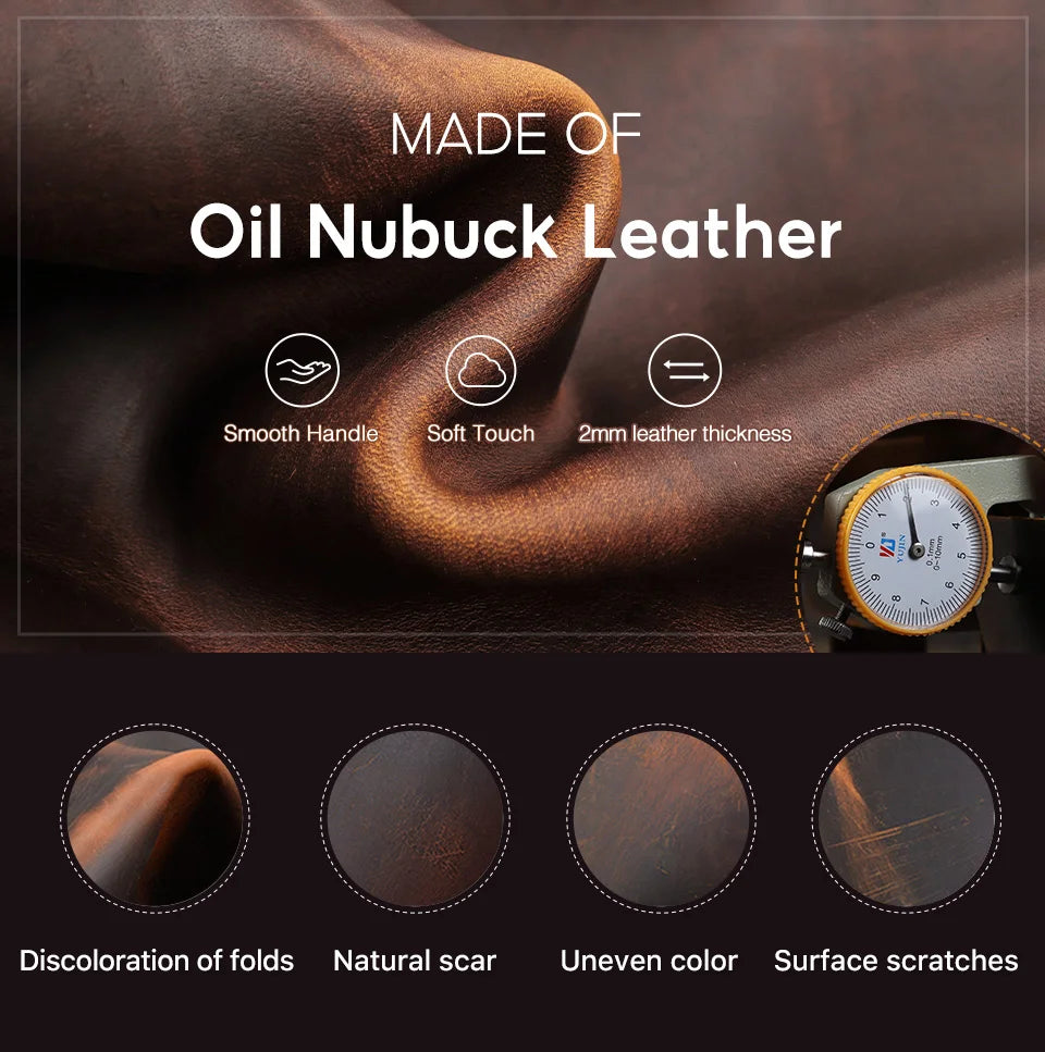 CONTACT'S Genuine Leather Men Business Bag Leather Briefcase Tote Laptop Bags High Quality Men's Bag Handbag for 14.2" Macbook