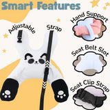 Car Seat Safety Neck Pillow Cute Children's Headrest Lumbar Support Anti Pinch Neck Cute Cartoon Sleeping Pillow