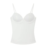 HXAO Corset Camisole Crop Top – Backless Bustier Tank