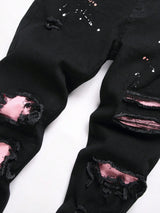Men's Y2K Slim Fit Stretch Denim Jeans | Hip Hop Style