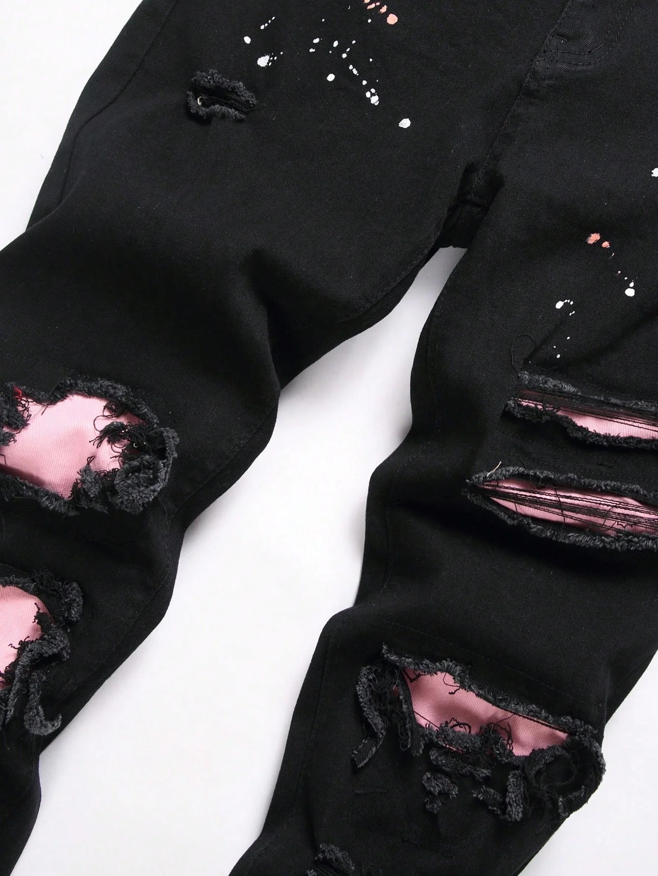 Men's Y2K Slim Fit Stretch Denim Jeans | Hip Hop Style