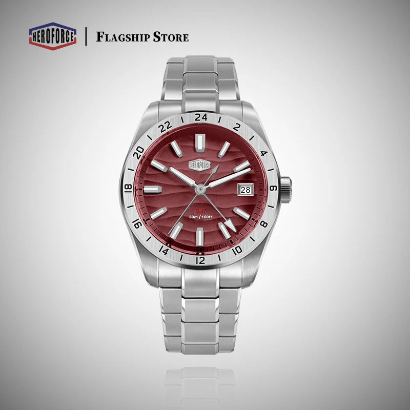 HEROFORCE GMT Men's Luxury Quartz Watch