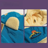 Embroidered Plush Earflap Bomber Hat – Unisex Winter