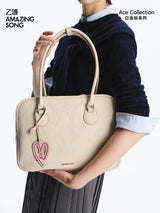 Amazing Song Toast Tote — Large Top Grain Leather Bag