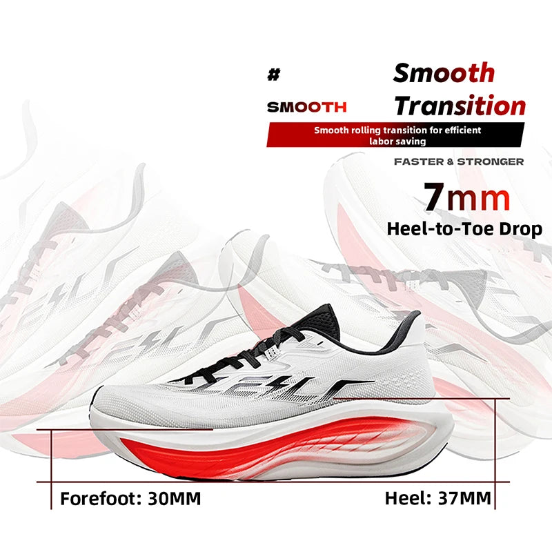 QIAODAN LEILI Men's Cushioned Running Shoes